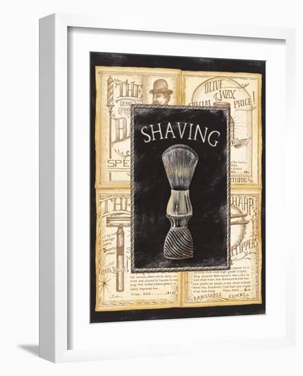 Grooming Shaving-Charlene Audrey-Framed Art Print