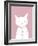 Groovy Cat - Mini-Lottie Fontaine-Framed Art Print