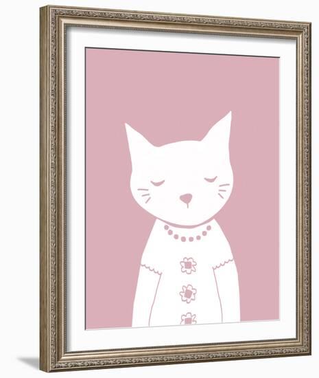 Groovy Cat-Lottie Fontaine-Framed Giclee Print