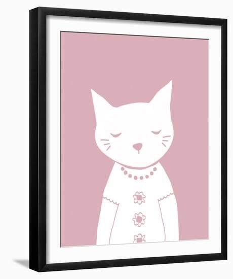 Groovy Cat-Lottie Fontaine-Framed Giclee Print