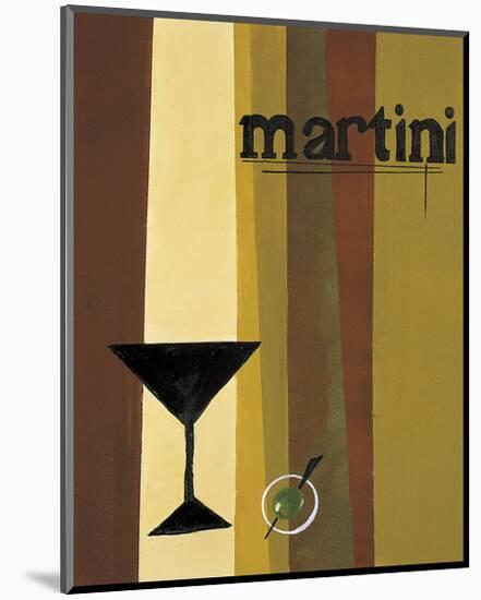 Groovy Martini I-Celeste Peters-Mounted Giclee Print