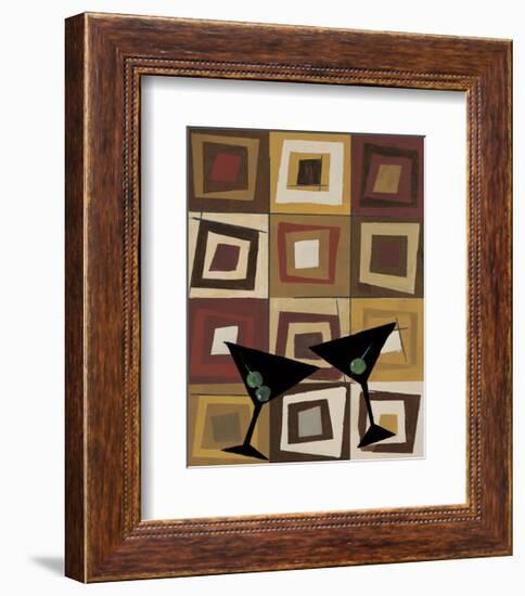 Groovy Martini II-Celeste Peters-Framed Giclee Print