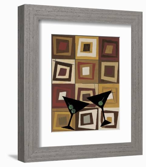 Groovy Martini II-Celeste Peters-Framed Giclee Print