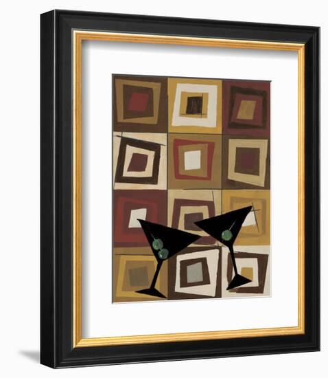 Groovy Martini II-Celeste Peters-Framed Giclee Print