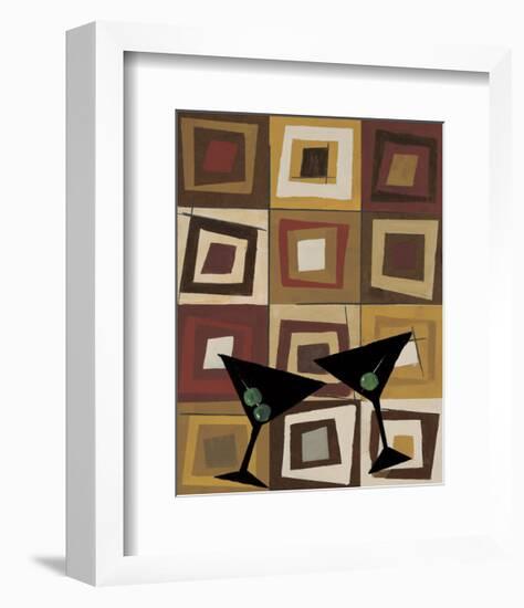 Groovy Martini II-Celeste Peters-Framed Giclee Print