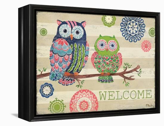 Groovy Owls I-Paul Brent-Framed Stretched Canvas