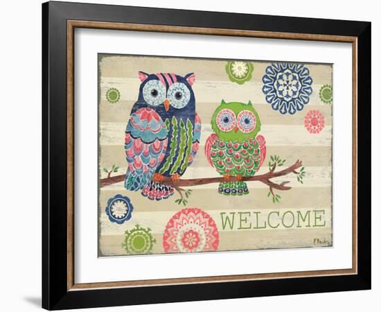 Groovy Owls I-Paul Brent-Framed Art Print
