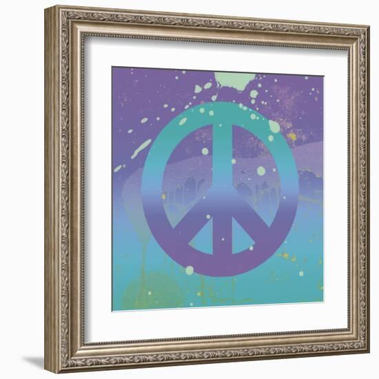 Groovy Peace-Erin Clark-Framed Art Print