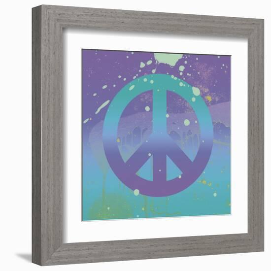 Groovy Peace-Erin Clark-Framed Art Print