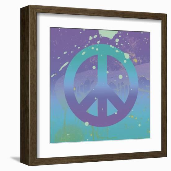 Groovy Peace-Erin Clark-Framed Art Print