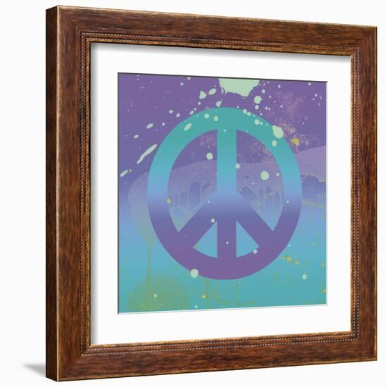 Groovy Peace-Erin Clark-Framed Art Print