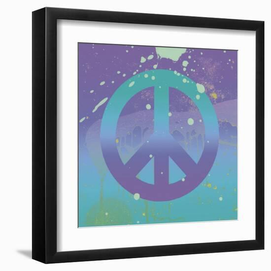 Groovy Peace-Erin Clark-Framed Art Print