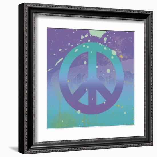 Groovy Peace-Erin Clark-Framed Art Print
