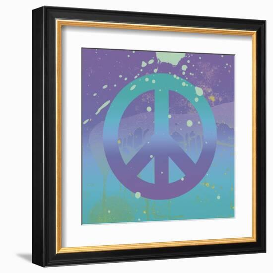 Groovy Peace-Erin Clark-Framed Art Print