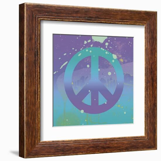 Groovy Peace-Erin Clark-Framed Giclee Print