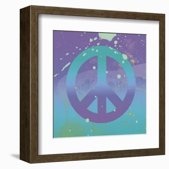 Groovy Peace-Erin Clark-Framed Giclee Print