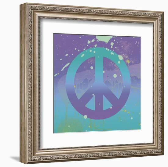 Groovy Peace-Erin Clark-Framed Art Print