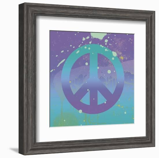 Groovy Peace-Erin Clark-Framed Art Print