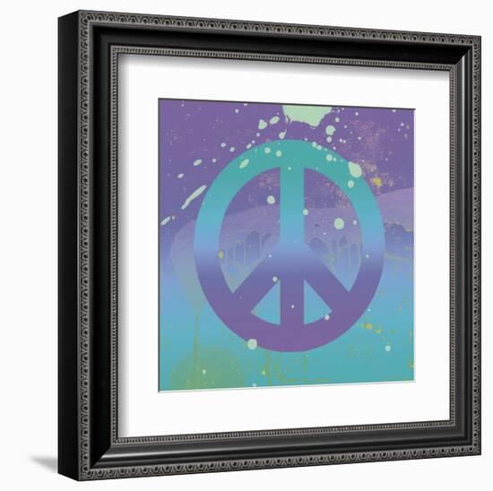 Groovy Peace-Erin Clark-Framed Art Print