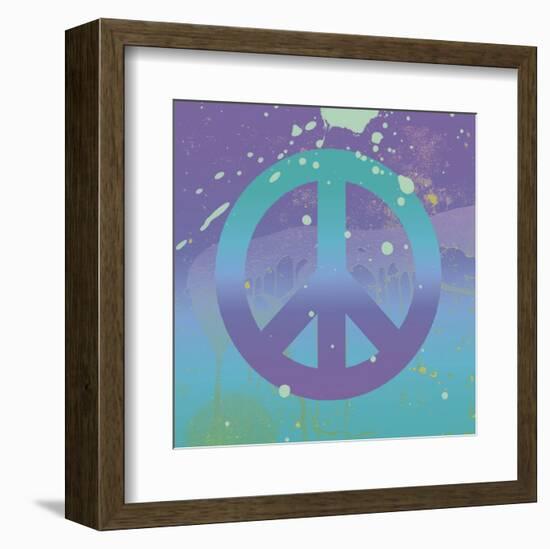 Groovy Peace-Erin Clark-Framed Art Print