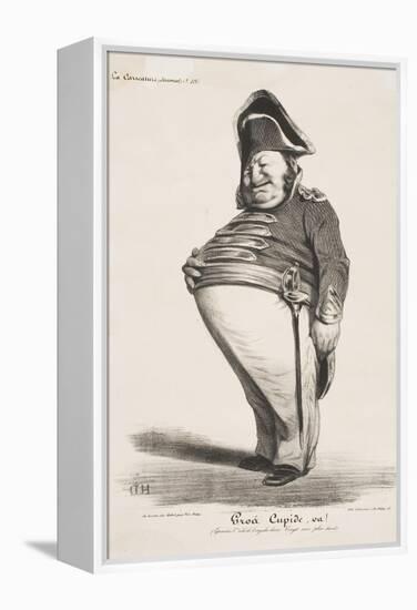 Gros Cupide, Va!-Honore Daumier-Framed Premier Image Canvas