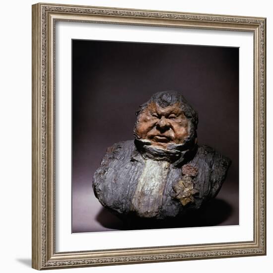 Gros, Gras, et Satisfait-Honore Daumier-Framed Giclee Print