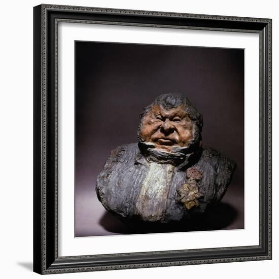 Gros, Gras, et Satisfait-Honore Daumier-Framed Giclee Print