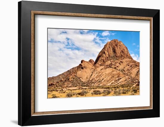 Gross Spitzkoppe Peak, a granite inselberg, Namibia-Eric Baccega-Framed Photographic Print