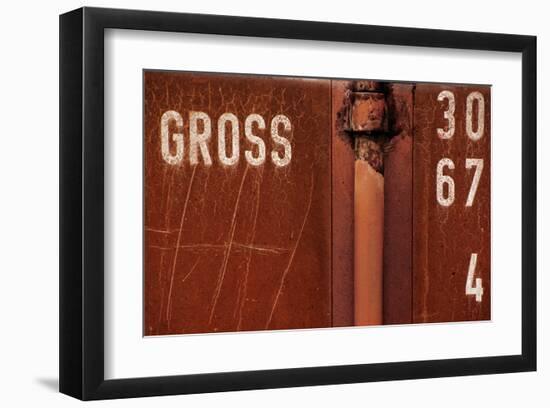 Gross-null-Framed Art Print