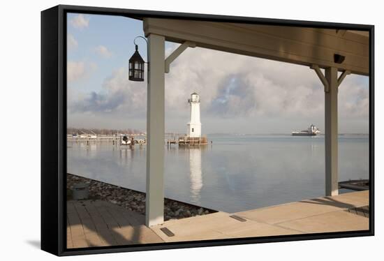 Grosse Ile Lighthouse #1, Detroit, Michigan ‘09-Monte Nagler-Framed Stretched Canvas