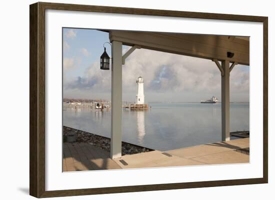 Grosse Ile Lighthouse #1, Detroit, Michigan ‘09-Monte Nagler-Framed Photographic Print