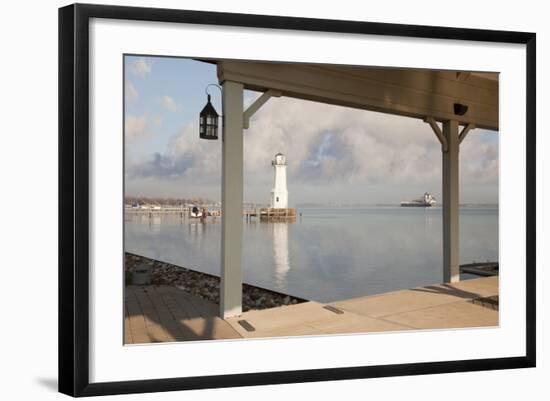 Grosse Ile Lighthouse #1, Detroit, Michigan ‘09-Monte Nagler-Framed Photographic Print