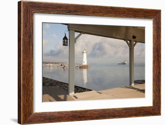 Grosse Ile Lighthouse #1, Detroit, Michigan ‘09-Monte Nagler-Framed Photographic Print