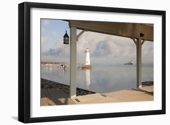 Grosse Ile Lighthouse #1, Detroit, Michigan ‘09-Monte Nagler-Framed Photographic Print