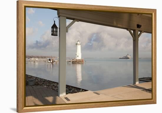 Grosse Ile Lighthouse #1, Detroit, Michigan ‘09-Monte Nagler-Framed Premier Image Canvas