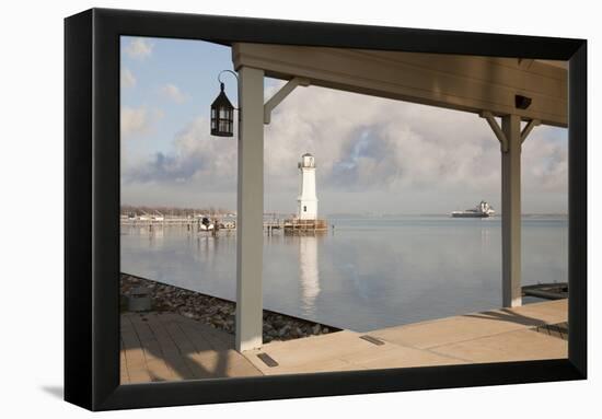 Grosse Ile Lighthouse #1, Detroit, Michigan ‘09-Monte Nagler-Framed Premier Image Canvas