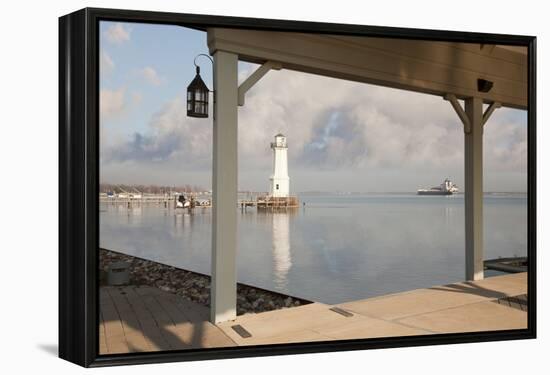 Grosse Ile Lighthouse #1, Detroit, Michigan ‘09-Monte Nagler-Framed Premier Image Canvas