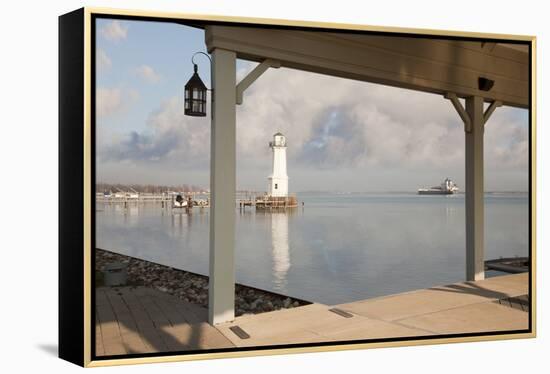 Grosse Ile Lighthouse #1, Detroit, Michigan ‘09-Monte Nagler-Framed Premier Image Canvas