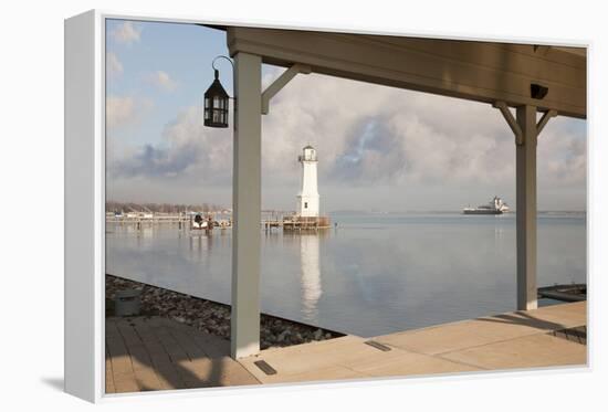 Grosse Ile Lighthouse #1, Detroit, Michigan ‘09-Monte Nagler-Framed Premier Image Canvas