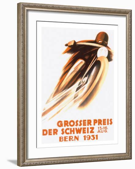 Grosser Preis Der Schweiz, Bern 1931-Ernst Ruprecht-Framed Giclee Print