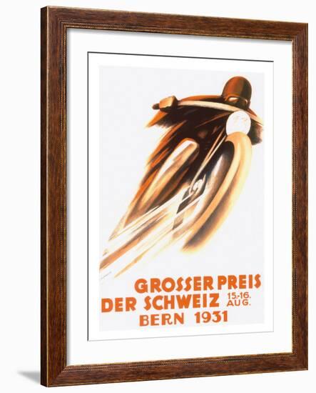 Grosser Preis Der Schweiz, Bern 1931-Ernst Ruprecht-Framed Giclee Print