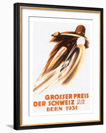 Grosser Preis Der Schweiz, Bern 1931-Ernst Ruprecht-Framed Giclee Print