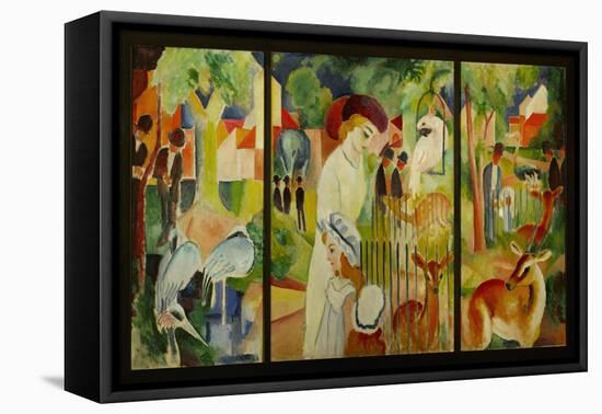 Grosser Zoologischer Garten Canvas.-August Macke-Framed Premier Image Canvas