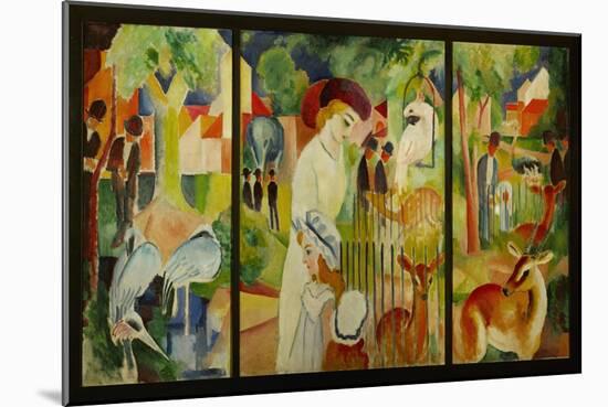 Grosser Zoologischer Garten Canvas.-August Macke-Mounted Giclee Print