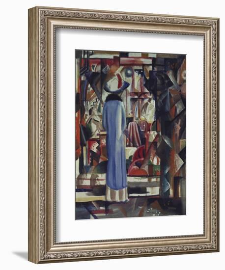 Grosses Helles Schaufenster, 1912-Auguste Macke-Framed Giclee Print