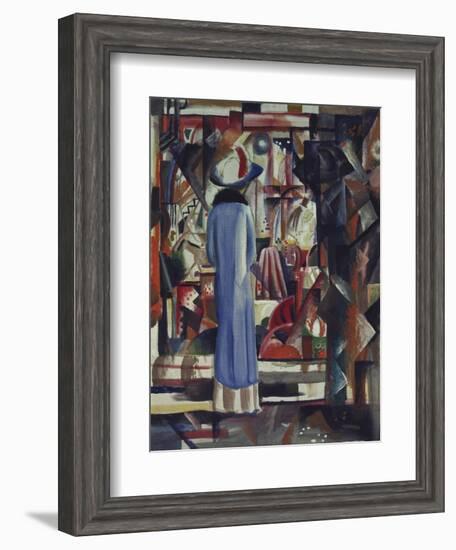 Grosses Helles Schaufenster, 1912-Auguste Macke-Framed Giclee Print