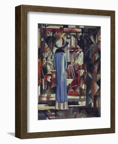 Grosses Helles Schaufenster, 1912-Auguste Macke-Framed Giclee Print