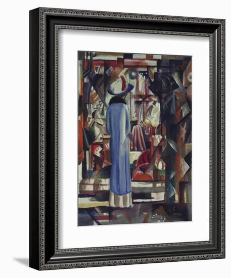 Grosses Helles Schaufenster, 1912-Auguste Macke-Framed Giclee Print