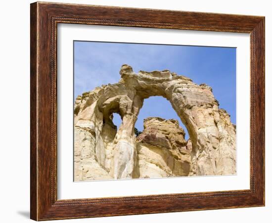 Grosvenor Arch in Grand Staircase, Escalante National Monument, Utah, USA-Diane Johnson-Framed Photographic Print