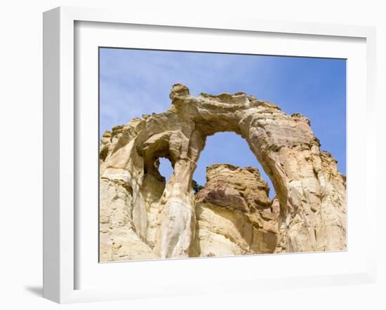 Grosvenor Arch in Grand Staircase, Escalante National Monument, Utah, USA-Diane Johnson-Framed Photographic Print